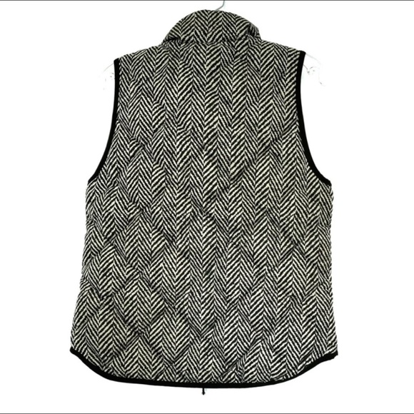 J. Crew Quilted Herringbone Excursion Vest Small - Picture 5 of 11
